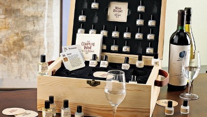 kit de aromas para cata de vino para sumilleres y aficionados Aromas de vino tinto TASTERPLACE Versión en inglés sommelier set 