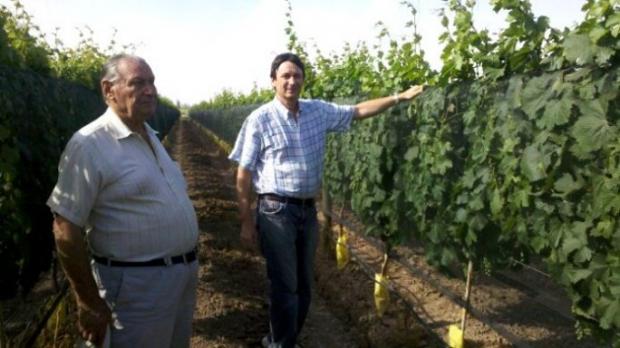 umberto Barberis y Adrian Barberis (foto Facebook Bodega Barberis)